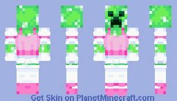 Cute Creeper Minecraft Skin