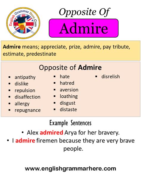 What Does Admire Mean