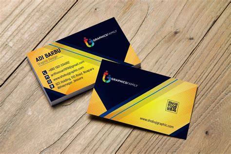 Professional & Modern Business Card Design Template Free Download – GraphicsFamily