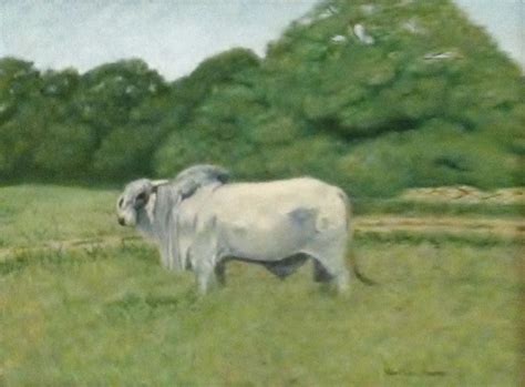 Brahma Bull Painting