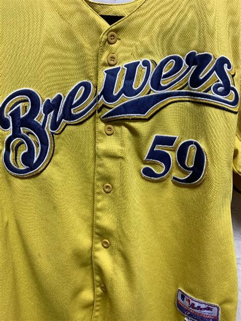 Mlb Milwaukee Brewers Stitched Baseball Jersey #59 Axford | Boardwalk ...