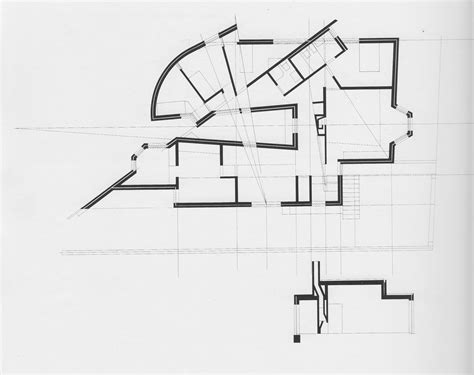 Alvaro Siza, plan and cross section for Casa Antonio Carlos Siza ...