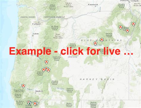 InciWeb - Oregon Fire Map | Responserack