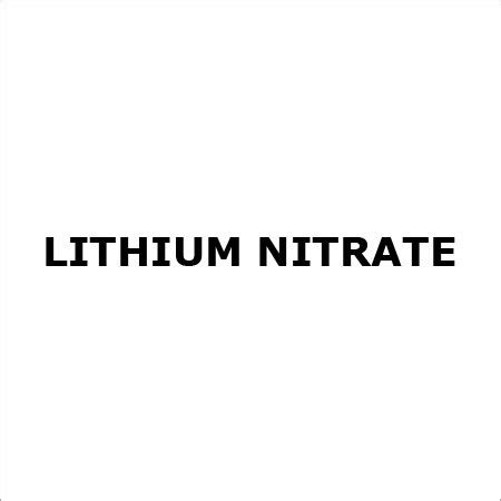 Lithium Nitrate Chemical, LiNO3 Manufacturer, CAS. No : 7790-69-4