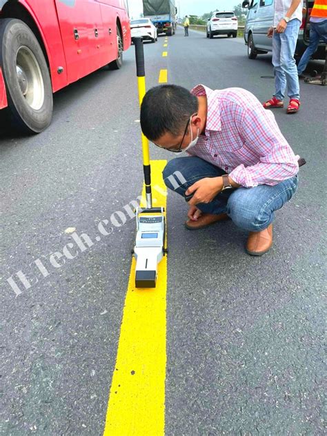 ILTech transferred the set retroreflectometer for road markings & retr...