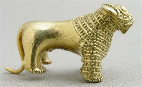 Golden Lion Figure, dated the 3rd millennium BC Photo Source: museum.ge ...