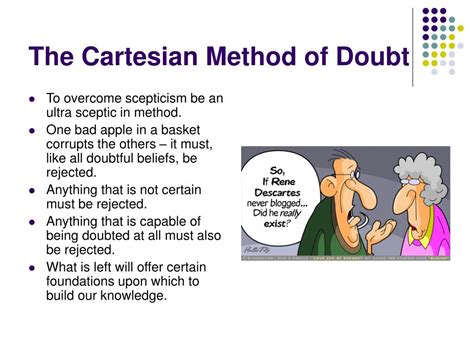 PPT - The Cartesian Method of Doubt PowerPoint Presentation, free download - ID:4035682