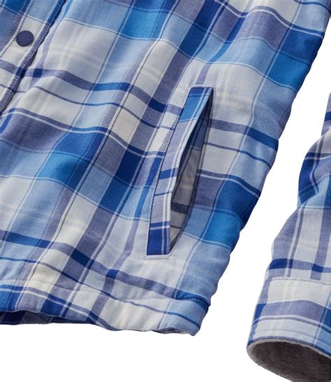 Women's Fleece-Lined Flannel Shirt, Snap-Front Plaid | Shirts & Button-Downs at L.L.Bean