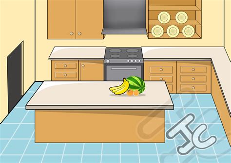 Kitchen Background (4 styles) | OpenGameArt.org