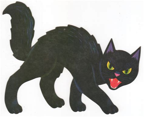 Halloween Black Cat Cartoon - Cliparts.co