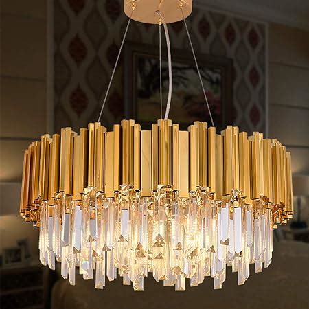 A1A9 Modern Luxury Crystal Chandelier, Oval Pendant Lights Ceiling Light Contemporary Raindrop ...