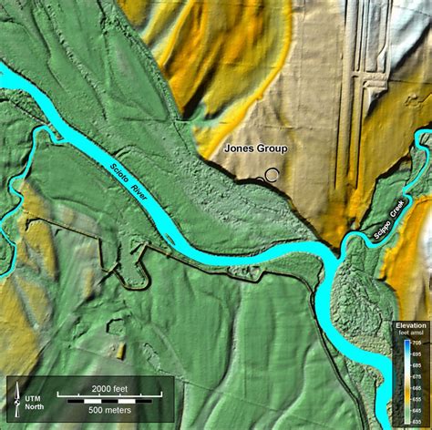 A LiDAR-based digital elevation model showing the topographic context... | Download Scientific ...