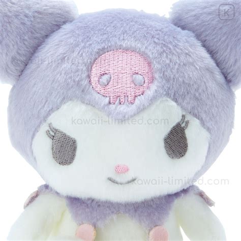 Japan Sanrio Sitting Plush Toy - Kuromi / Dull Purple | Kawaii Limited