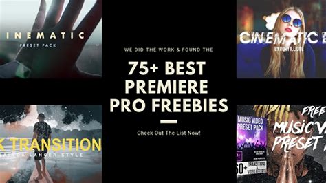 Free Premiere Pro Templates Mega List [75+ AMAZING Freebies]