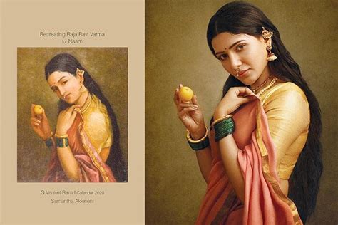 Raja Ravi Varma Paintings Recreation for Calendar