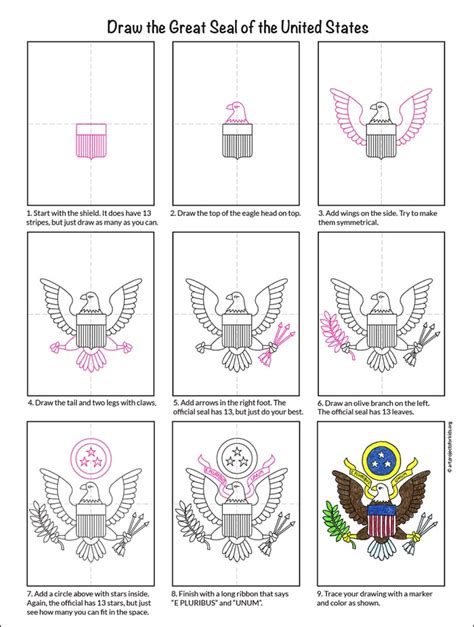 Delaware State Seal Coloring Page - vrogue.co