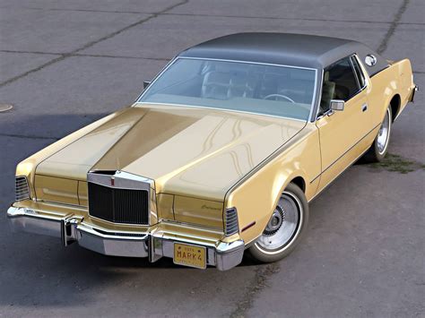 Lincoln Continental Mark IV 1974 - 3D Model by arkviz