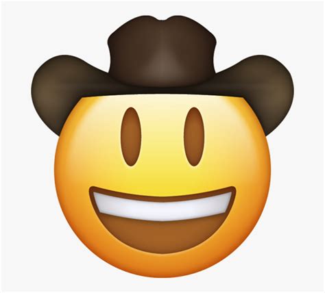 Cowboy Emoji Png, Transparent Png , Transparent Png Image - PNGitem