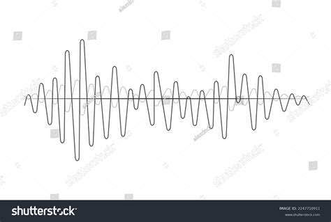 Sound Wave Line Form Music Player Stock Vector (Royalty Free) 2247710911 | Shutterstock