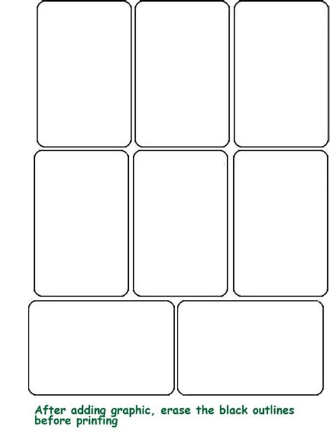 Blank Playing Cards Printable - Printable Word Searches