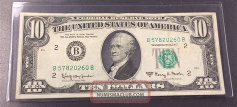 How Much Is A 1963 Ten Dollar Bill Worth - Dollar Poster