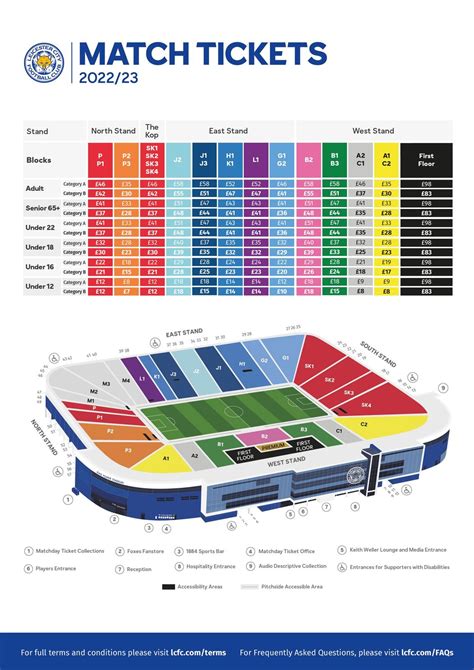 Stadium Map & Prices | Leicester City