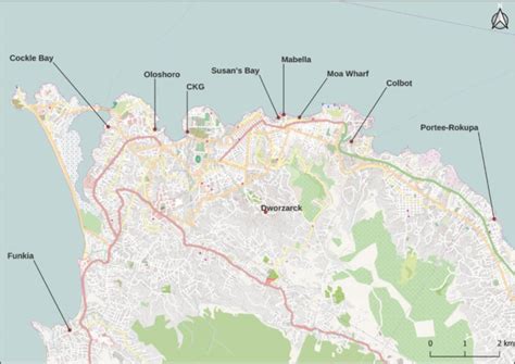 Map Showing the Informal Settlements Hosting Learning Platforms across ...