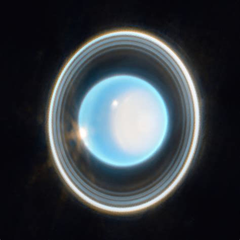 ESA - Webb scores another ringed world with new image of Uranus