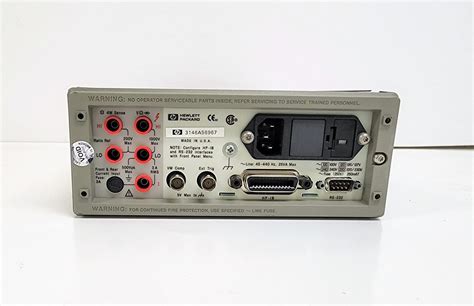 HP/Agilent 34401A Digital Multimeter, 6.5 Digit Includes Current Calibration - Global Test Equipment