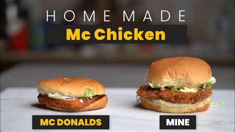 Making McDonalds McChicken Sandwich at Home - YouTube