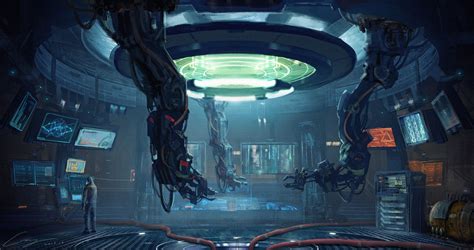 ArtStation - Laboratory, Zhiyong Li | Sci fi environment, Sci fi ...