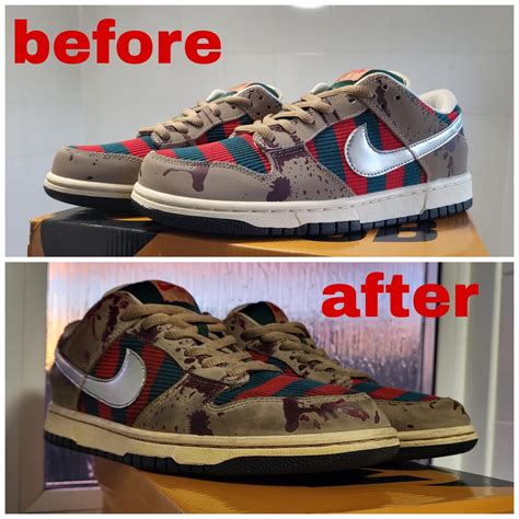 My custom freddy krueger sb dunks. : r/FashionReps