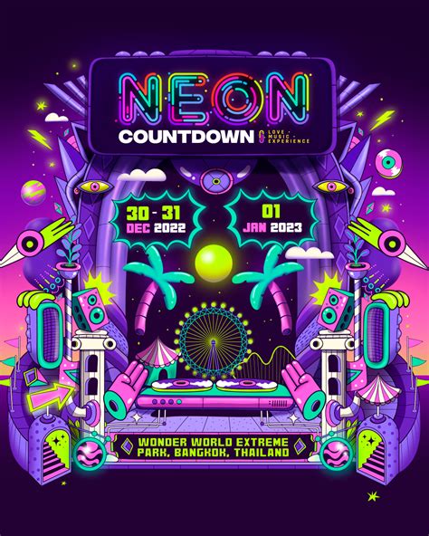 Neon Countdown - Love • Music • Experience