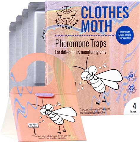 Amazon.com : Moth Traps for House Indoor 4-Pack, Clothes Moth Traps ...