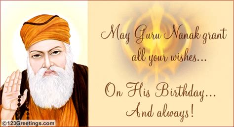 Guru Nanak's Birthday Greetings. Free Guru Nanak's Birthday eCards | 123 Greetings