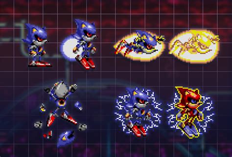 Super Metal Sonic Sprites