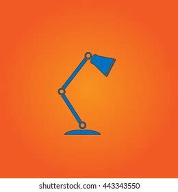 Desk Lamp Flat Square Icon Long Stock Vector (Royalty Free) 289661582 ...