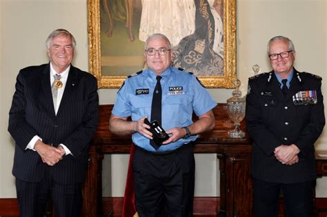 Investiture Ceremony for 2020 Australian Police Medal Recipients in the Australia Day Honours ...