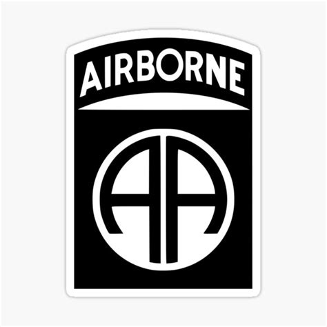 "82nd Airborne" Sticker for Sale by FireMission45 | Redbubble
