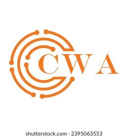 Cwa Letter Design Cwa Letter Technology Stock Vector (Royalty Free ...