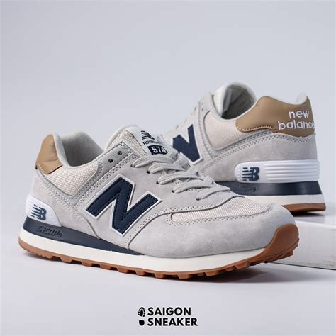 New Balance 574 Classic Grey Blue - SaigonSneaker® VN