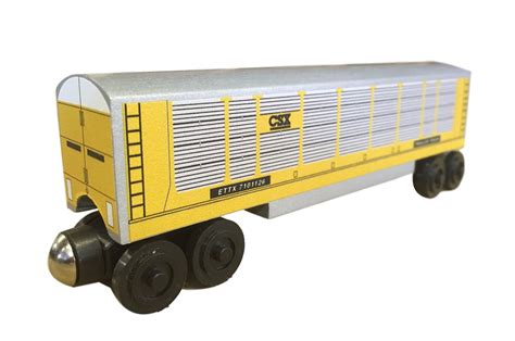 CSX Autorack – The Whittle Shortline Railroad - Wooden Toy Trains!