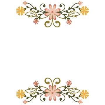 Vintage Floral Border, Vintage Floral, Floral Border, Floral PNG Transparent Clipart Image and ...