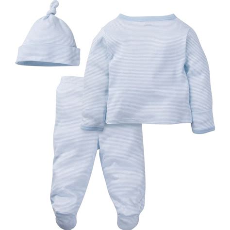 Gerber Baby Boys' 3-Piece Shirt, Footed Pant and Cap Set-Closeout | Baby kids clothes, Baby boy ...