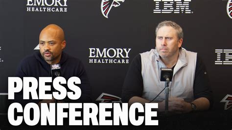 Atlanta Falcons GM Terry Fontenot & Head Coach Arthur Smith speak ahead ...