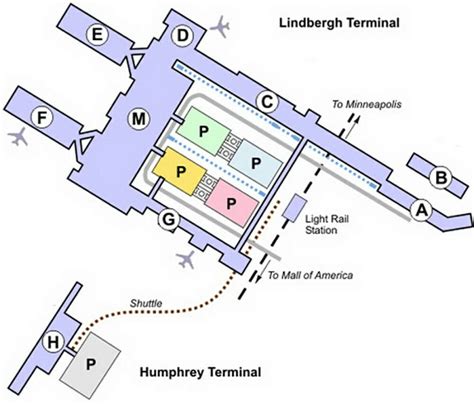 Minneapolis Airport Terminal One Map