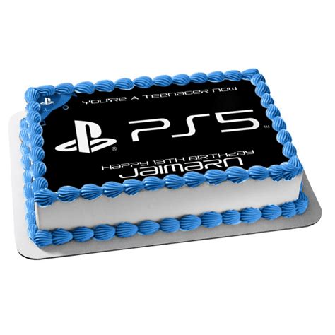 PlayStation 5 PS5 Logo Edible Cake Topper Image ABPID51280 - Walmart.com