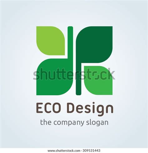 Eco Design Logo Stock Vector (Royalty Free) 309531443