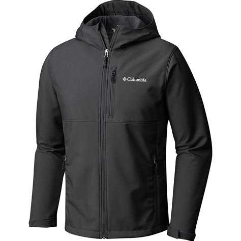 Columbia Ascender Softshell Hooded Jacket in Black for Men - Lyst