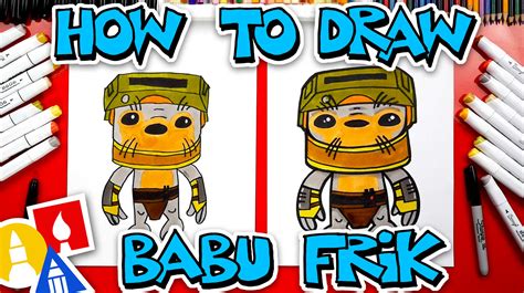 How To Draw Babu Frik From Star Wars: The Rise Of Skywalker - Art For ...